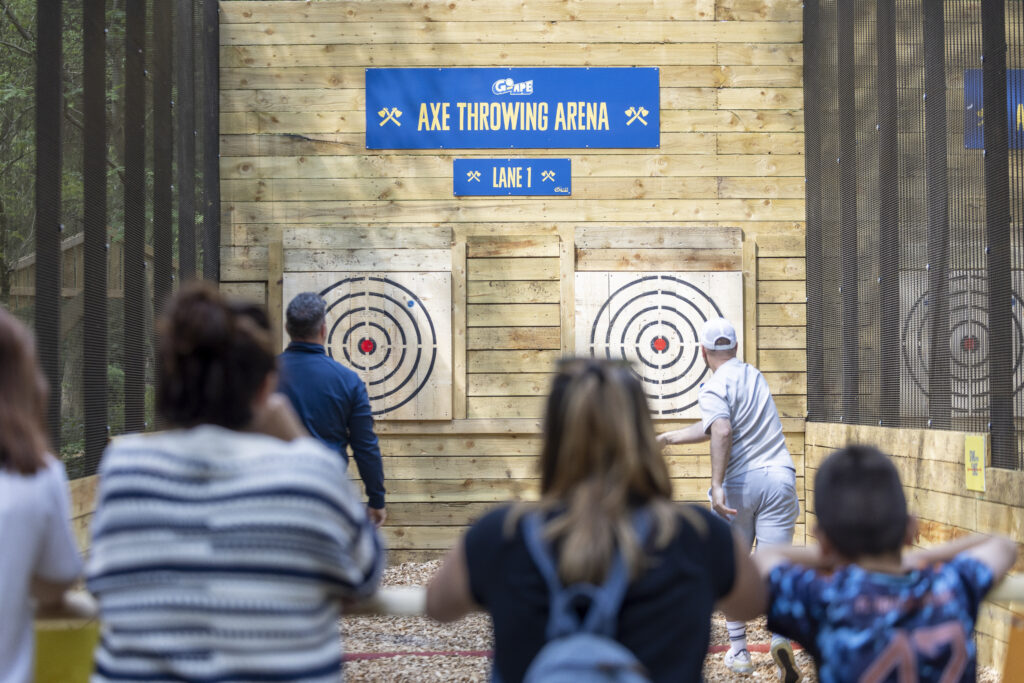 go ape axe throwing