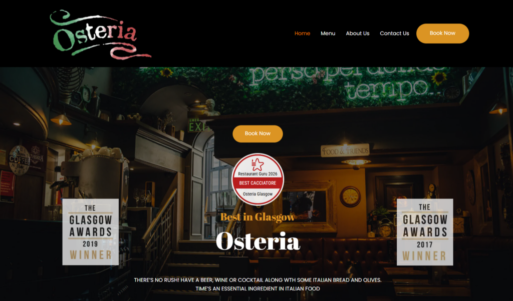 Osteria Italiana homepage